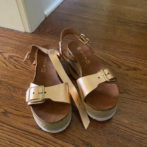 Gold sandles from Europe